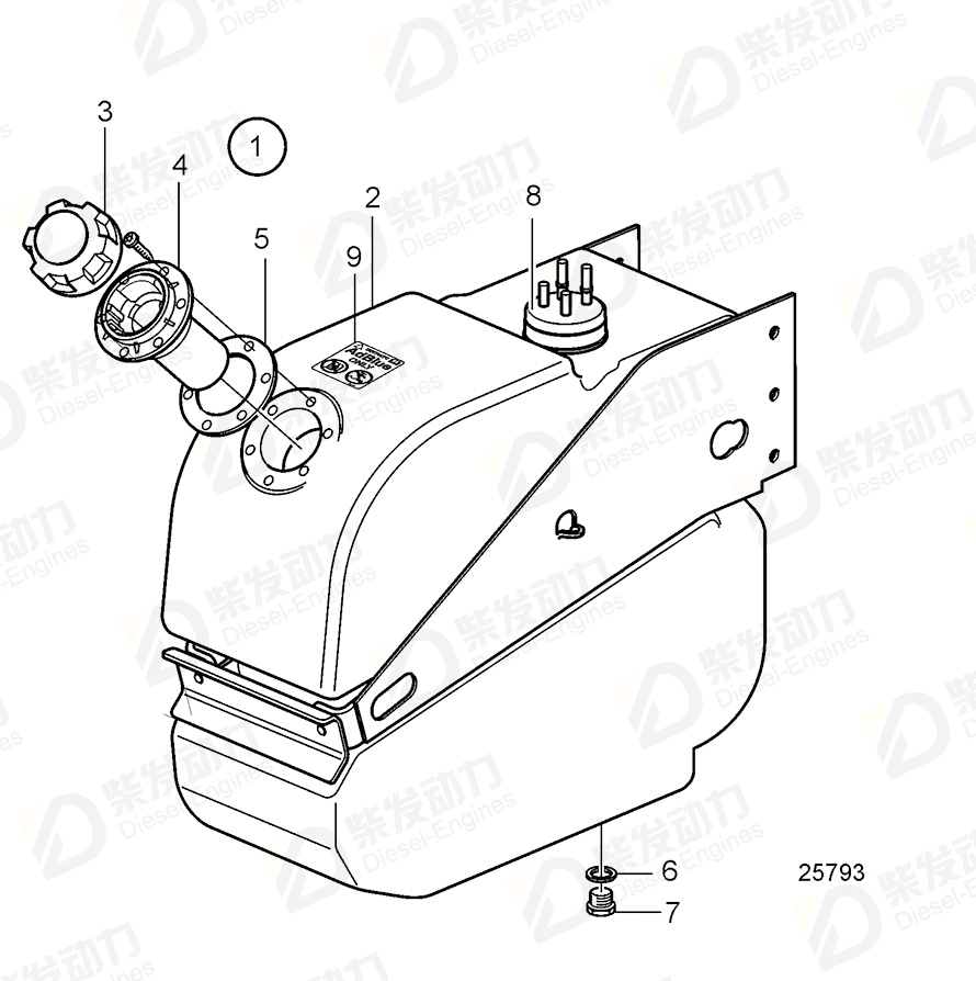 volvo penta Rubber washer 21147633 Drawing volvo penta Rubber washer 21147633 Drawing